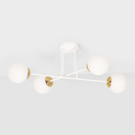 Lampa sufitowa ELMO Kaja K-5313 biały/złoty