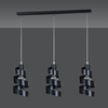 Lampa wisząca SAGA 3 BLACK Emibig 352/3 czarny