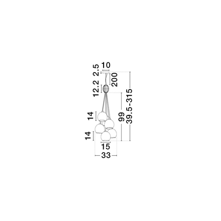 Lampa wisząca Luces Exclusivas LOREVIO LE45259 inny