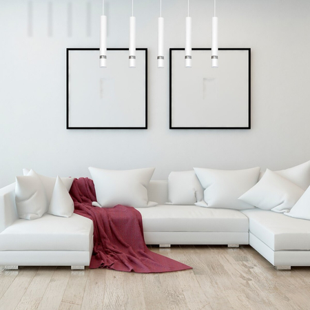 Milagro Lampa wisząca Joker Biały / Chrome 5xGU10 MLP1412 BIAŁY