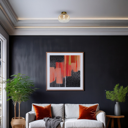 Milagro Lampa sufitowa VASO AMBER 4W ML1411 ZŁOTY