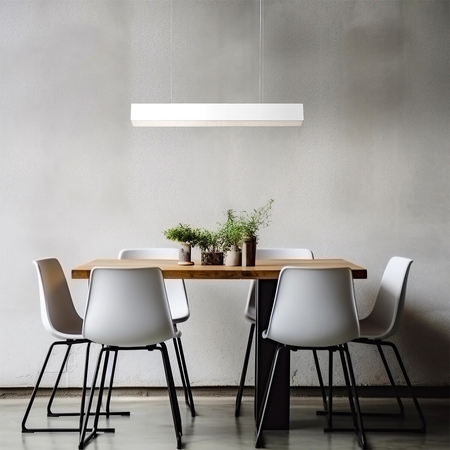 Light Prestige Lampa wisząca Mira M biała Tuya LED CCT LP-1201/1P M WH Smart