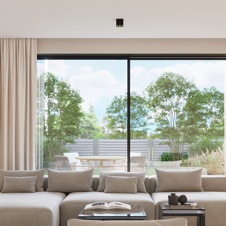 Sollux Lighting Plafon OZZY czarny LED SL.1211