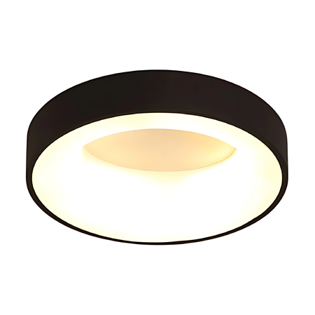 Plafon LED okrągły czarny Abigali 450*110mm 20W - trzy barwy, ściemnialny - Pilot