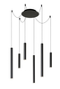 Lampa wisząca Lucide LORENZ 74403/06/30 czarny