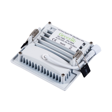 Panel sufitowy LED Greenie kwadratowy 4W 120x120mm WW