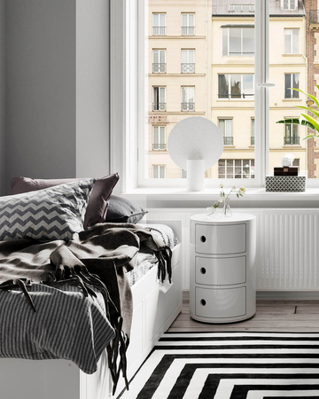 Lampa stołowa By Rydens Colby XL 4002410-5007 sandwhite