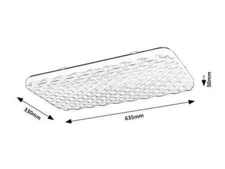 Lampa sufitowa Rabalux Eldrick 3087 biały