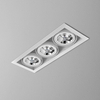 Lampa wpuszczana AQForm Squares 111 x 3  Recessed Biały Struktura