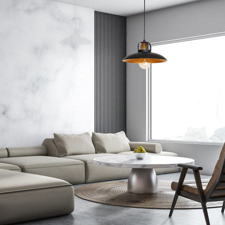 Milagro Lampa Wisząca FELIX 1xE27 MLP3682 CZARNY