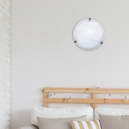 Lampa sufitowa Rabalux Alabastro 3303 białe szkło alabastrowe
