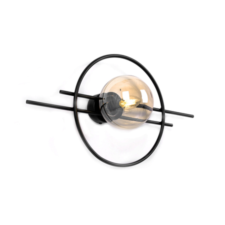 Kinkiet Kaja CORSA K-5345 bursztynowy, czarny