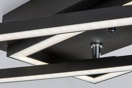 Lampa sufitowa Rabalux Nefertum 71004 czarny