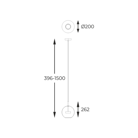 Lampa wisząca Zuma Line P0428-01J-L4AC ENCELADUS LAMPA WISZĄCA ZŁOTA/GOLD