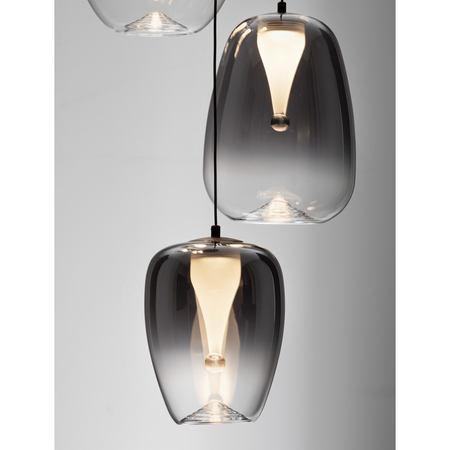 Lampa wisząca Luces Exclusivas JAREVIA LE45123 szary i odcienie szarości