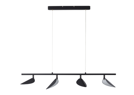 Lampa wisząca SENDA czarny mat LED 4x7W 3000K