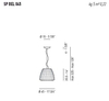 Lampa wisząca Axo Light Bell 045 Czarna