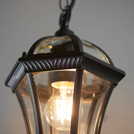 Endon Lighting Lampa zewnętrzna wisząca YG-3503 czarny
