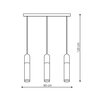 Lampa wisząca Fano 3xLED LP-8012/3P