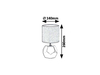 Lampa stołowa Rabalux Galen 5510 Brązowy