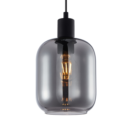 Lampa wisząca Italux PND-29258S-1-BK-SG Czarny