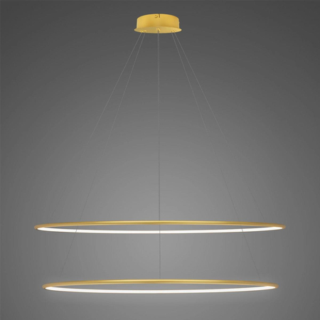 Lampa Ledowe Okręgi No.2 120cm 4k złota Dali