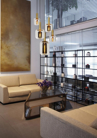 Lampa wisząca Lucide JOANET 45494/15/65 złoty