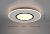 Lampa sufitowa Trio 626919307 czarny/srebrny