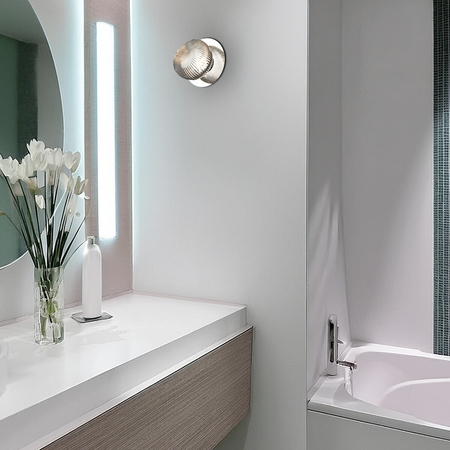 Milagro Kinkiet / lampa sufitowa BOLLA SMOKED 3W LED ML1431 CHROM