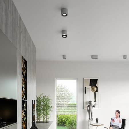 Sollux Lighting Plafon BASIC 1 beton SL.0881