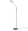 Lampa podłogowa Trio 426510107 srebrny