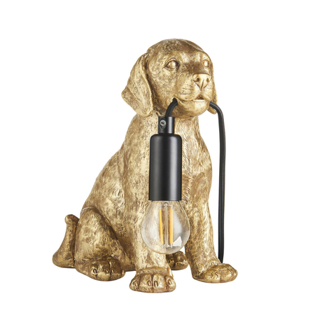 Lampa stołowa Endon Lighting Labrador Puppy 107364 złoty
