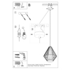 Sollux Lighting Lampa wisząca DEMI biała SL.0297