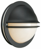 BERLIN 615 BLACK LED E27 8,3W OPAL LAMPSHADE