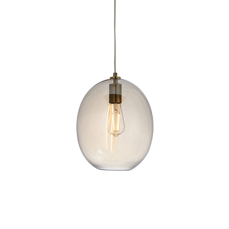 Lampa wisząca Endon Lighting Kelda Oval 106678 mosiądz