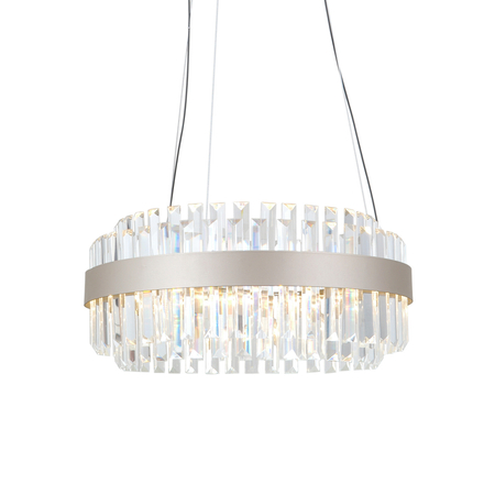 Lampa wisząca Italux Horna PND-34386-1-CH-CL Szampański