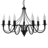 Sollux Lighting Żyrandol MINERWA 7 czarny SL.0219