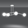 Lampa sufitowa HALLDOR 4 WHITE Emibig 1025/4 biały