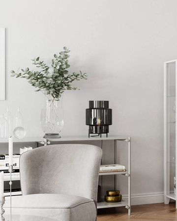 Lampa stołowa By Rydens Ebbot 4002340-4505 smokegrey