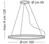 Lampa wisząca Sillux SPS-267 Malè