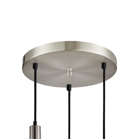 Lampa wisząca Italux Penzi PND-31981-3S-SC-WH Srebrny