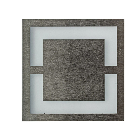 Eko-Light Oprawa schodowa QUADRO Barwa Zimna 6500K EKS0965 BIAŁY / SREBRNY