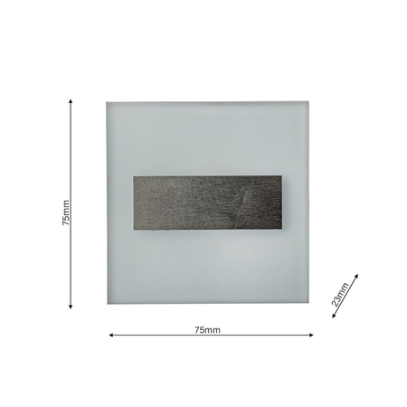 Eko-Light Oprawa schodowa LUMI Barwa Neutralna 4000K EKS6158 BIAŁY / SREBRNY