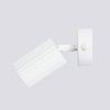 Sollux Lighting Kinkiet KARBON biały z włącznikiem SL.1541