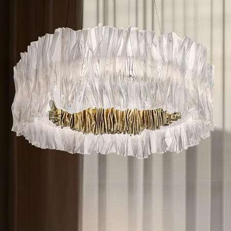 Lampa wisząca Slamp ACCORDÉON 3000K - GOLD M ACRSM00GLD01T30NMTEU złoty