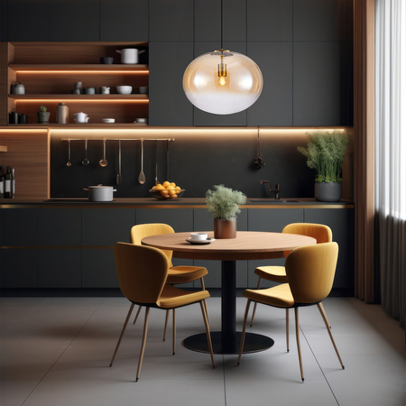 Milagro Lampa wisząca CAMPANIA 1xE27 ML0342 ZŁOTY