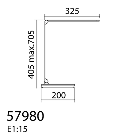 Lampa stołowa SUSI czarny 10W CCT 3000-6500K sterowanie dotykowe, ściemnianie, ładowarka indukcyjna i USB