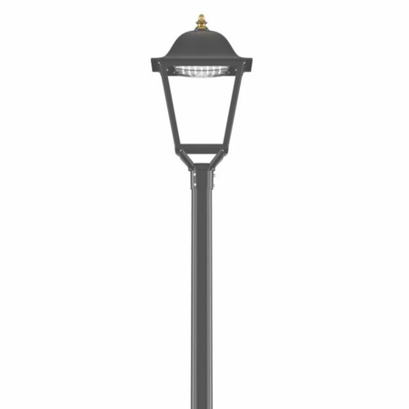 Lampa parkowa LED Greenie Avenue 40W 140lm/W 4000K szara