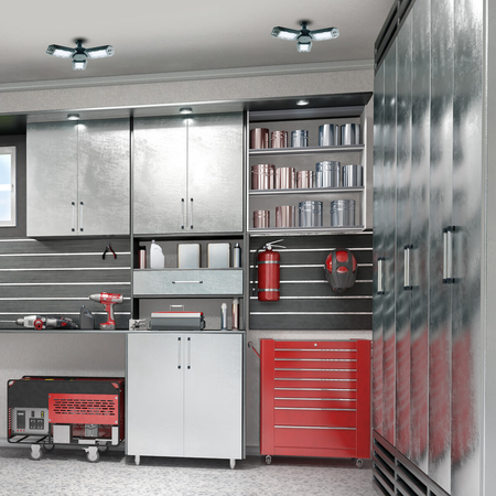 Eko-Light Lampa Warsztatowa 50W 4000K E27 EK1089 CZARNY