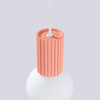 Sollux Lighting Lampa wisząca HALO 1 brzoskwiniowa SL.1754